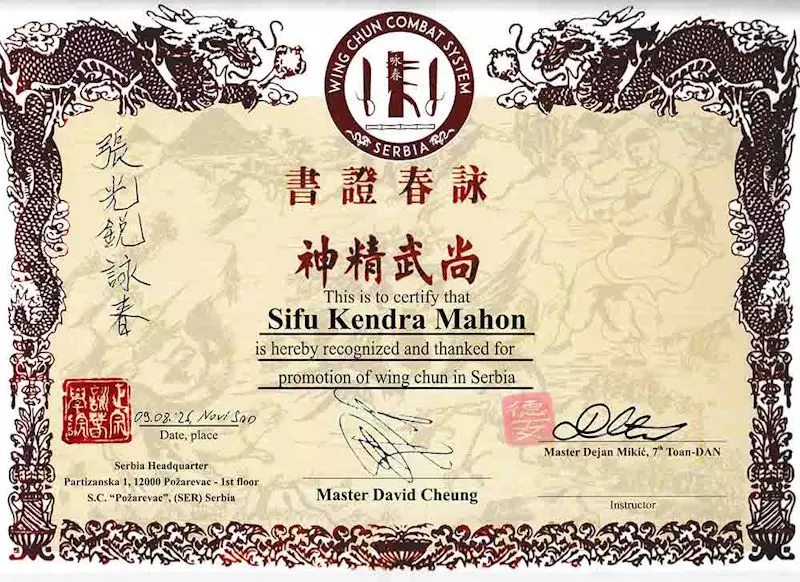 Online-Training, Sifu Kendra Mahon, Global Kung Fu Alliance, Selbstverteidigung, Wing Chun, Sifu Joachim Igl, 
